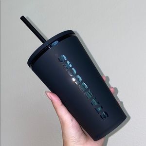 ❌SOLD❌ Starbucks Matte Black Grande Tumbler